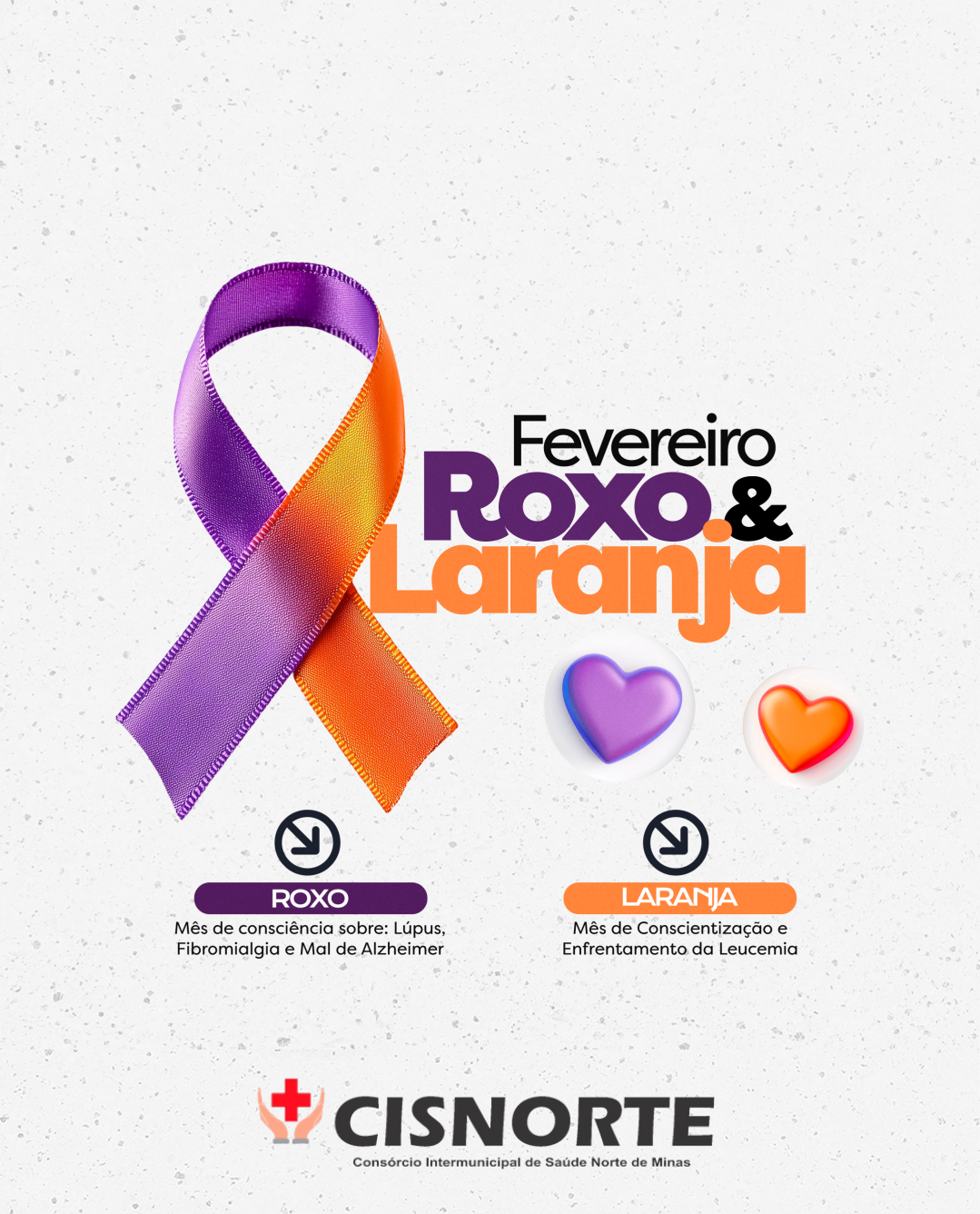 Lupus Roxo CISNORTE APOIA A CAMPANHA ‘FEVEREIRO ROXO E LARANJA’ NA CONSCIENTIZAÇÃO ...